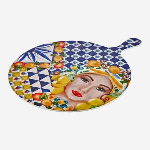 Chiara Alessi Portofino Mavi Melamin Sunum Tahtası 41 Cm