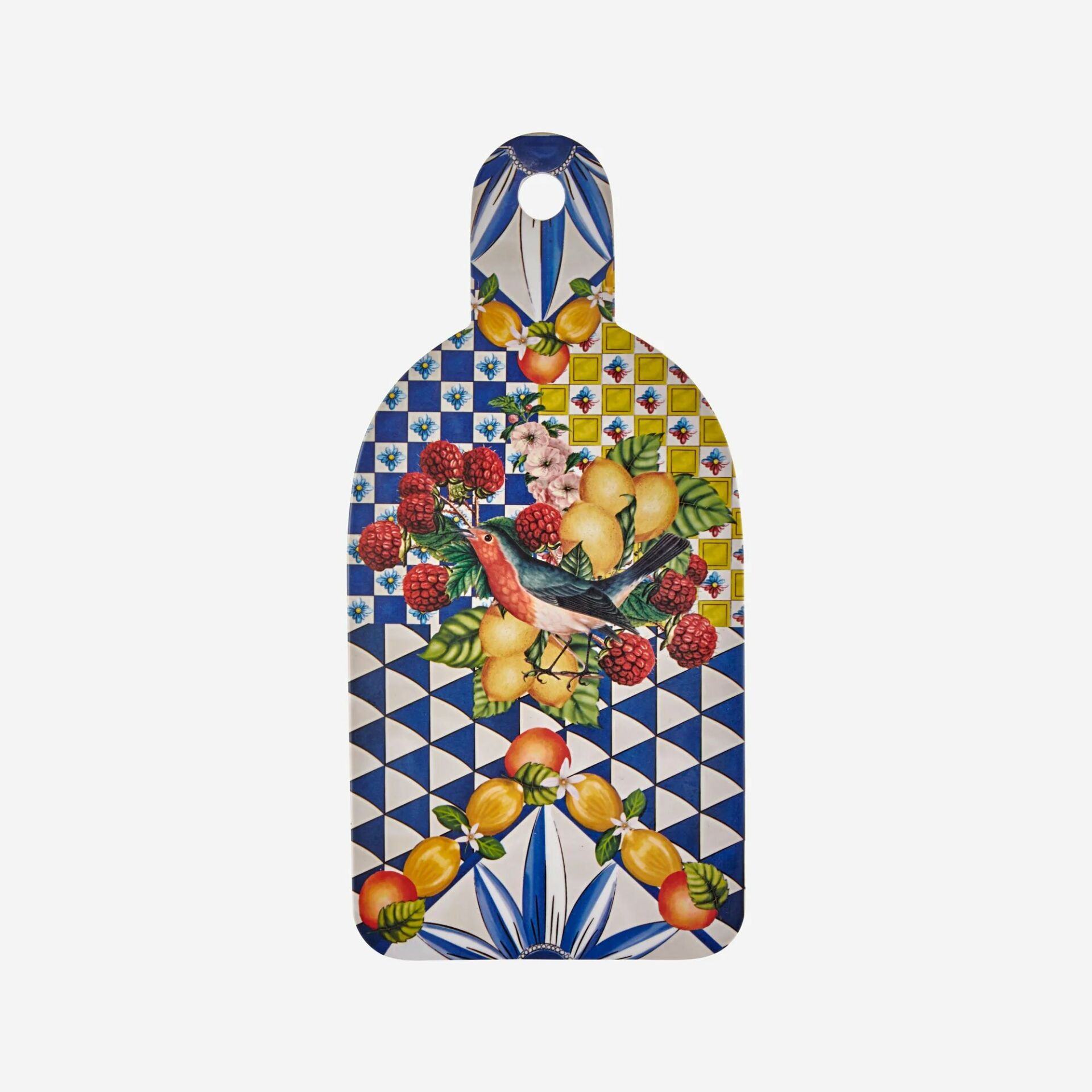 Chiara Alessi Portofino Mavi Melamin Sunum Tahtası 34 Cm