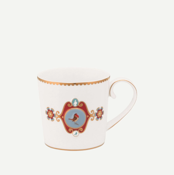 Pip Studio Love Birds Beyaz Porselen Kupa 150 Ml