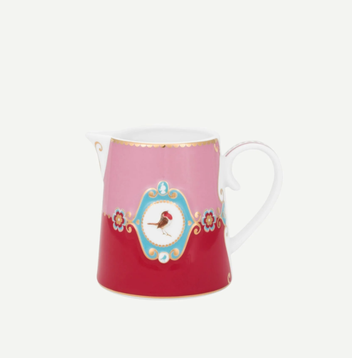 Pip Studio Love Birds Pembe Porselen Sütlük 270 Ml