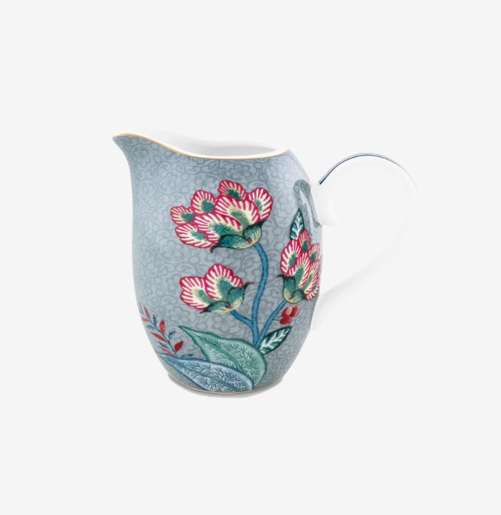 Pip Studio Flower Festival Mavi Porselen Sütlük 250 Ml