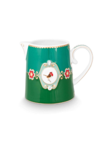 Love Birds Yeşil Madalyon Desenli Sütlük 270 ml