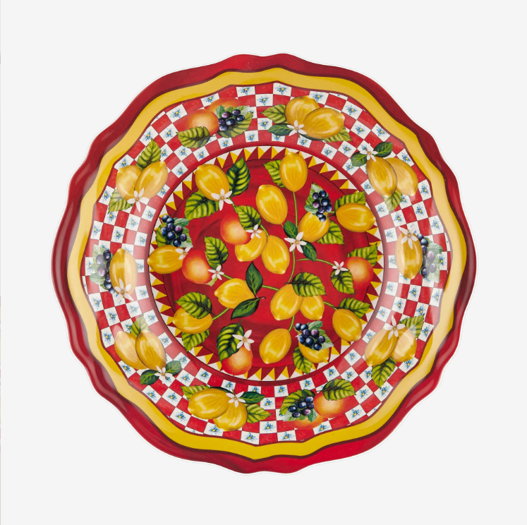 Chiara Alessi Portofino Kırmızı Melamin Servis Kasesi 35 Cm