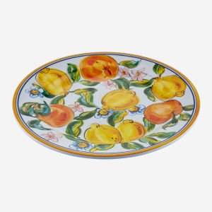 Chiara Alessi Capri Beyaz Melamin Yemek Tabağı 28 Cm