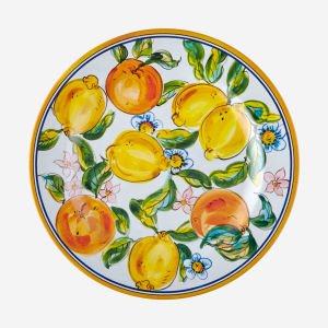 Chiara Alessi Capri Beyaz Melamin Yemek Tabağı 28 Cm