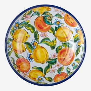 Chiara Alessi Capri Beyaz Melamin Kase 34 Cm