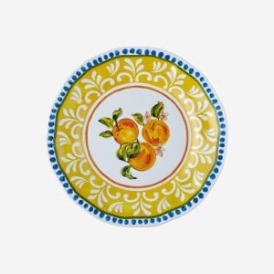 Chiara Alessi Capri Sarı Melamin Kahvaltı Tabağı 23 Cm