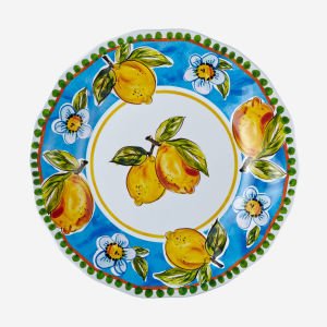 Chiara Alessi Capri Mavi Melamin Yemek Tabağı 28 Cm