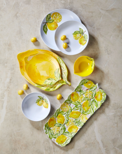 Chiara Alessi Capri Beyaz Melamin Kahvaltı Tabağı 23 Cm