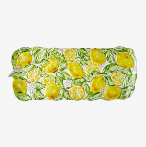 Chiara Alessi Capri Sarı Melamin Servis Tabağı 48 Cm