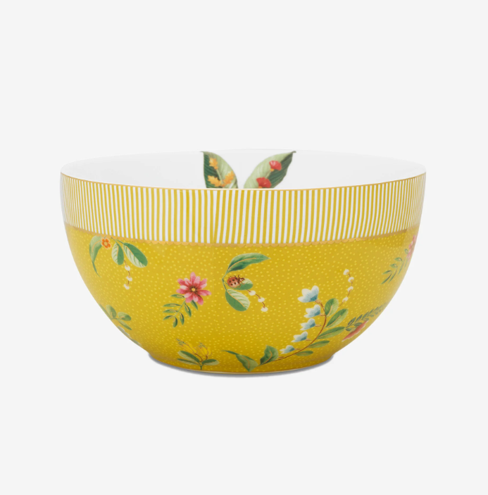 Pip Studio La Majorelle Sarı Porselen Kase 18 Cm