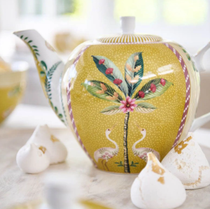 Pip Studio La Majorelle Sarı Porselen Demlik 1600 Ml