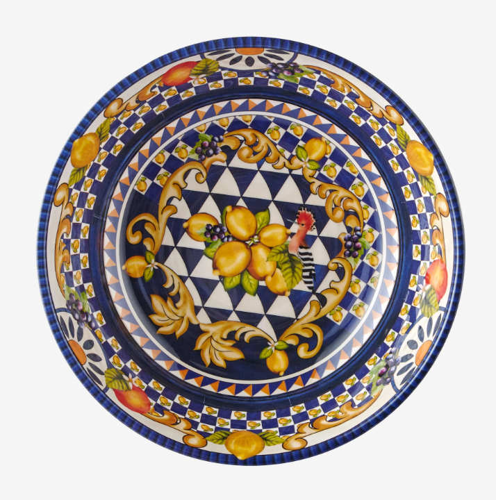 Chiara Alessi Capri Mavi Melamin Kase 20 Cm