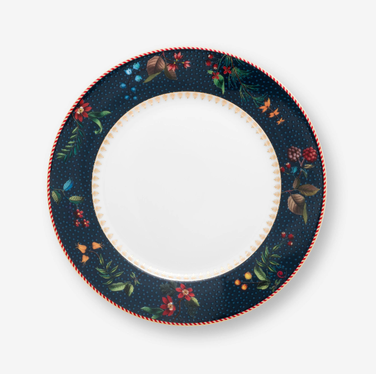 Mavi Porselen Kahvaltı Tabağı 21 Cm Berry Blues Collection by Pip Studio