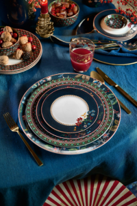 Mavi Porselen Pasta Tabağı 17 Cm Berry Blues Collection by Pip Studio