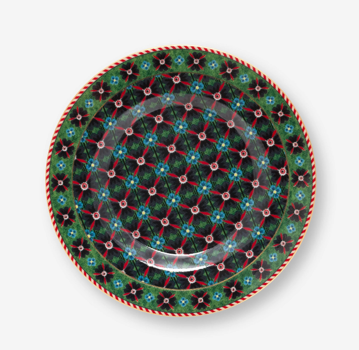 Yeşil Porselen Petit Four Tabağı 12 Cm Berry Blues Collection by Pip Studio