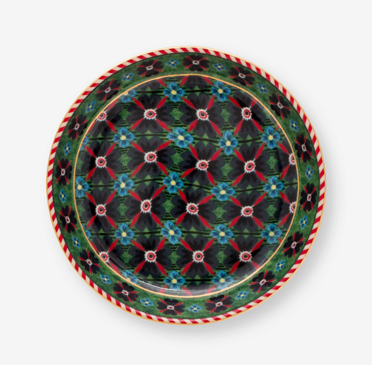 Yeşil Porselen Çay Tabağı 9 Cm Berry Blues Collection by Pip Studio