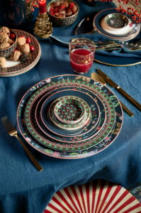 Yeşil Porselen Çay Tabağı 9 Cm Berry Blues Collection by Pip Studio