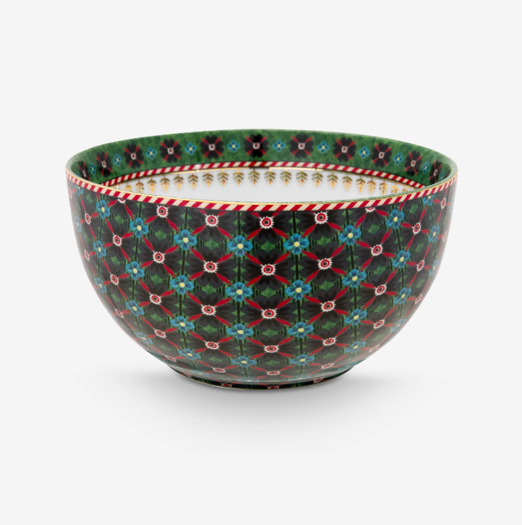 Yeşil Porselen Kase 12 Cm Berry Blues Collection by Pip Studio