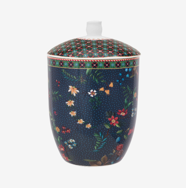 Mavi Porselen Saklama Kutusu 1500 Ml Berry Blues Collection by Pip Studio
