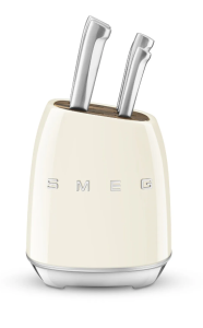 Smeg 50's Style KBSF02 Krem Standlı Bıçak Seti