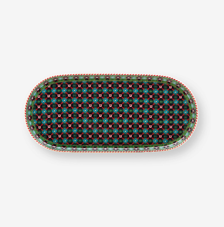 Pip Studio Berry Blues Yeşil Porselen Servis Tabağı