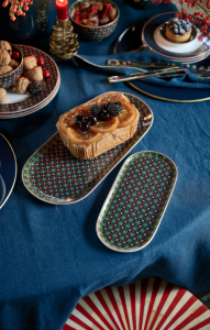 Pip Studio Berry Blues Yeşil Porselen Servis Tabağı