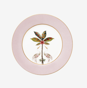 Pip Studio La Majorelle Pembe Porselen Kahvaltı Tabağı 21 Cm