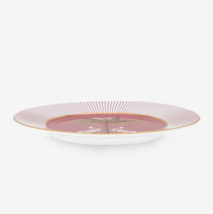 Pip Studio La Majorelle Pembe Porselen Pasta Tabağı 17 Cm