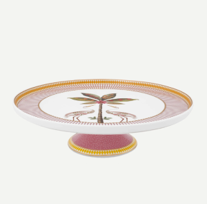 Pip Studio La Majorelle Pembe Porselen Kek Standı 21 Cm