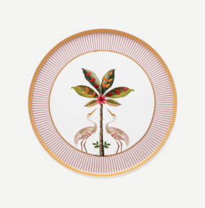 Pip Studio La Majorelle Pembe Porselen Kek Standı 21 Cm
