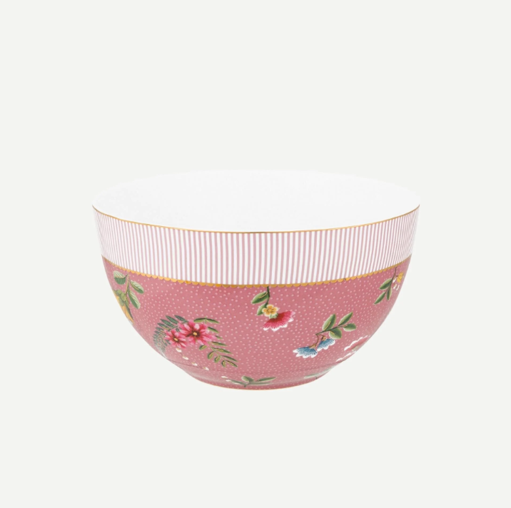 Pip Studio La Majorelle Pembe Porselen Kase 18 Cm