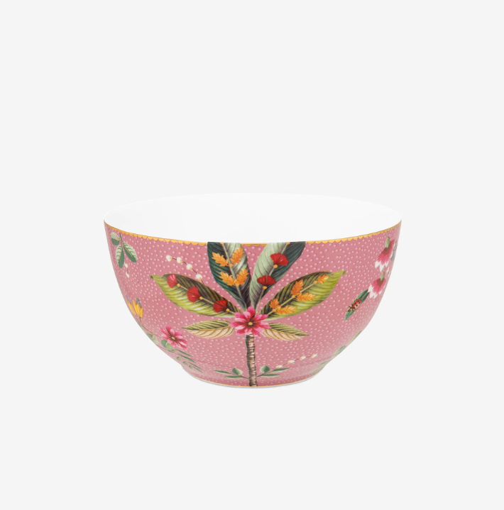 Pip Studio La Majorelle Pembe Porselen Kase 15 Cm