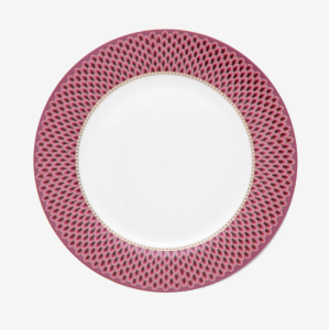 Pip Studio Flower Festival Kırmızı Porselen Yemek Tabağı 26,5 Cm