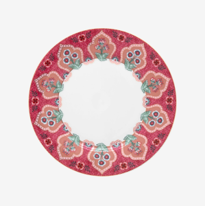 Pip Studio Flower Festival Kırmızı Porselen Kahvaltı Tabağı 21 Cm