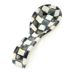 Courtly Check Enamel Spoon Rest