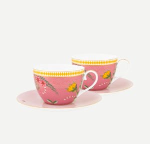 Süreyya Hanım Özel Fiyat La Majorelle Pembe 7 Parça Set
