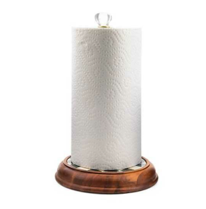 Courtly Check Wood Paper Towel Holder