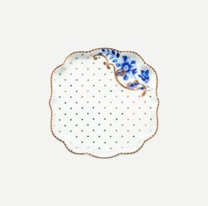 Mavi Beyaz Porselen Çay Tabağı 10 Cm Royal White Collection by Pip Studio