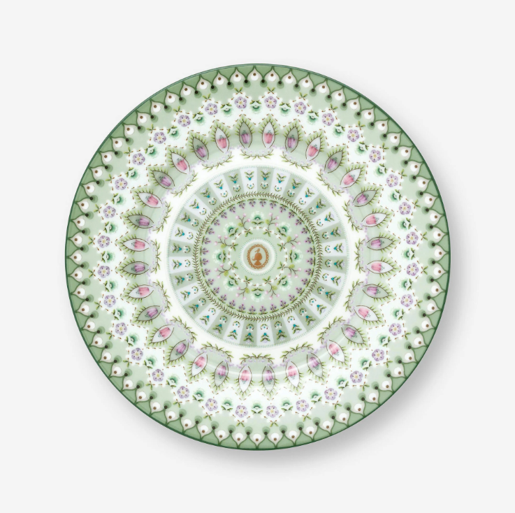 Yeşil Porselen Pasta Tabağı 17 Cm Lily & Lotus Collection by Pip Studio