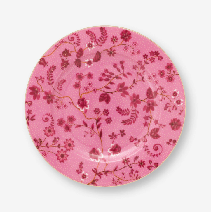 Pembe Porselen Pasta Tabağı 17 Cm Jolie Collection by Pip Studio