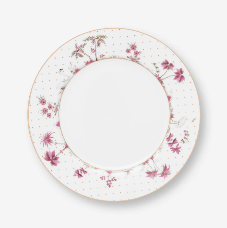 Beyaz Porselen Kahvaltı Tabağı 21 Cm Jolie Collection by Pip Studio