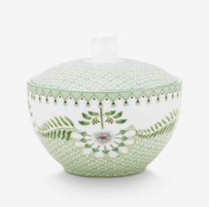 Yeşil Porselen Şekerlik Lily & Lotus Collection by Pip Studio