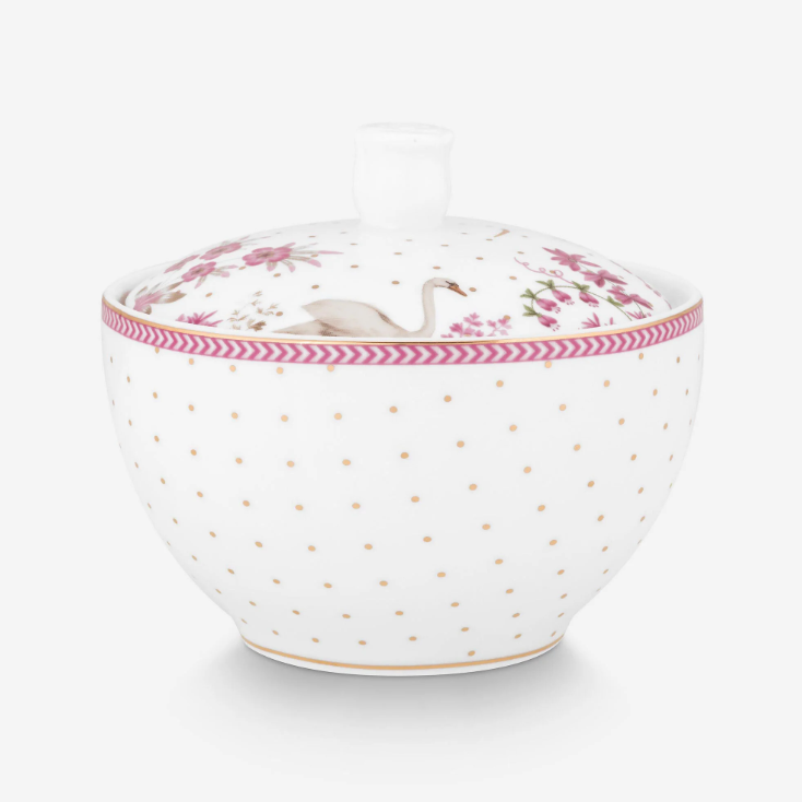 Beyaz Porselen Şekerlik 300 Ml Jolie Collection by Pip Studio
