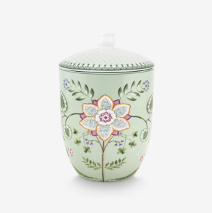 Yeşil Porselen Küp 1500 Ml Lily & Lotus Collection by Pip Studio