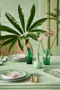 Yeşil Porselen Servis Tabağı 33 Cm Lily & Lotus Collection by Pip Studio