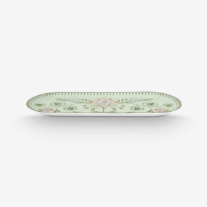 Yeşil Porselen Servis Tabağı 33 Cm Lily & Lotus Collection by Pip Studio