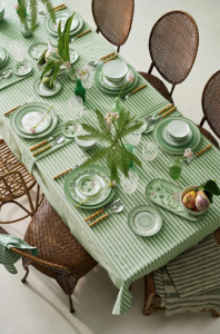 Yeşil Porselen Servis Tabağı 33 Cm Lily & Lotus Collection by Pip Studio