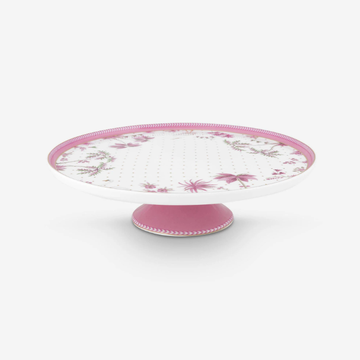 Beyaz Porselen Kek Standı 21 Cm Jolie Collection by Pip Studio