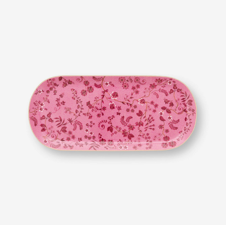 Pembe Porselen Servis Tabağı 33 Cm Jolie Collection by Pip Studio